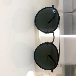 Ray ban Round Double Bridge Polarized green frame